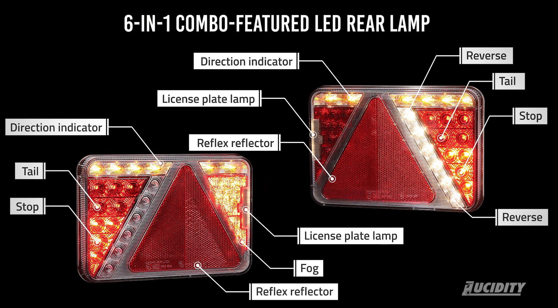 Piloto Trasero LED